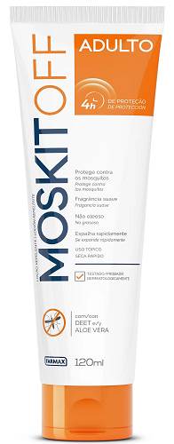 REPELENTE MOSKITOFF 120ML ADULTO BISNAGA
