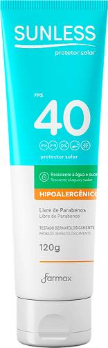 PROTETOR SOLAR SUNLESS T S 120G FPS40