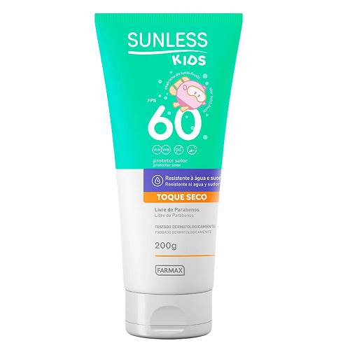 PROTETOR SOLAR SUNLESS KIDS 200G FPS60