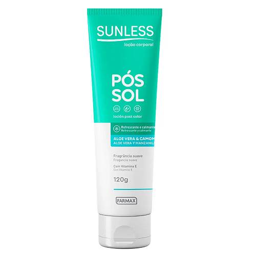 POS SOL SUNLESS 120G CAMOM C ALOE VERA