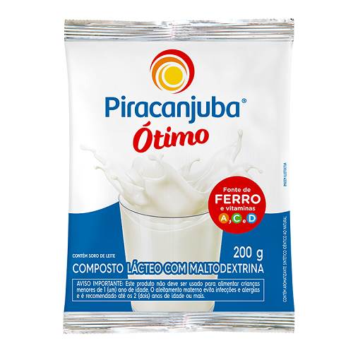 LEITE PO COMP LACTEO OTIMO PIRACANJ 200G