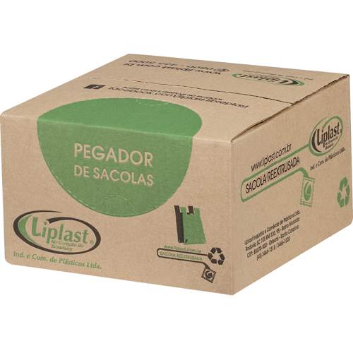 SACOLA CAM LIPLAST VERDE 38X48 3KG