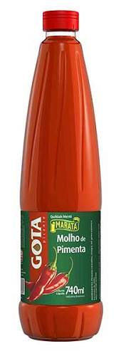 MOLHO GOTA 740ML PIMENTA