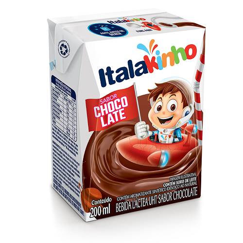 BEBIDA LAC ITALAKINHO 200ML CHOCOLATE TP