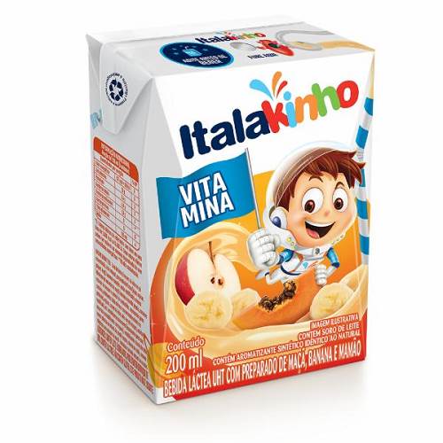 BEBIDA LAC ITALAKINHO 200ML VT FRUTAS TP