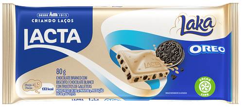 BOMB TAB LACTA 80G LAKA OREO