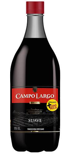 BEB VINHO CAMPO LARGO 2L TINTO SUAVE PET