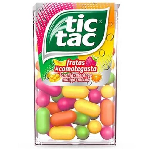 BOMB PASTILHA TIC TAC 14X12G  FRUTAS