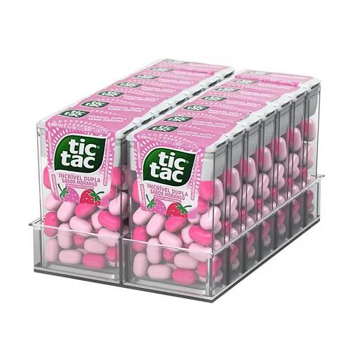 BOMB PASTILHA TIC TAC 14X12G MORANGO