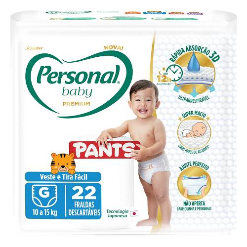 FRALDA PERSONAL PREMIUM PANTS G 22UN