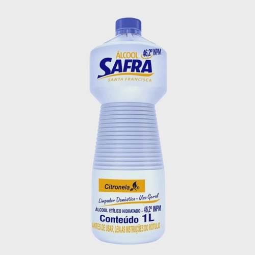 ALCOOL SAFRA LIQ 462 INPM BAC CITRON 1L