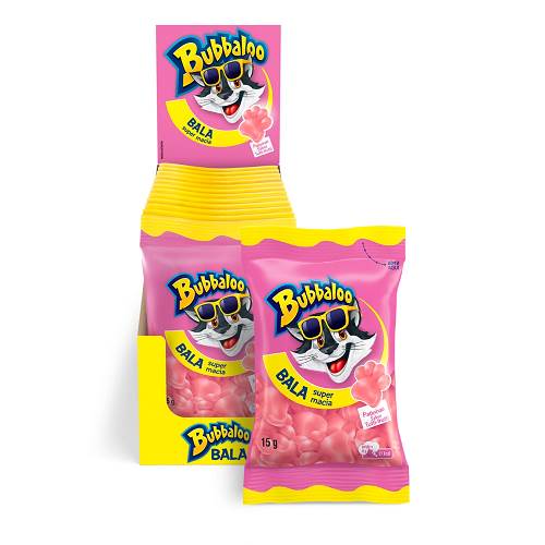 BOMB BALA MACIA BUBBALOO 12X15G T FRUTTI
