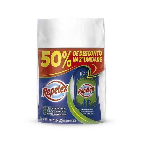 REPELENTE REPELEX LOCAO 2UN 100ML PROMO
