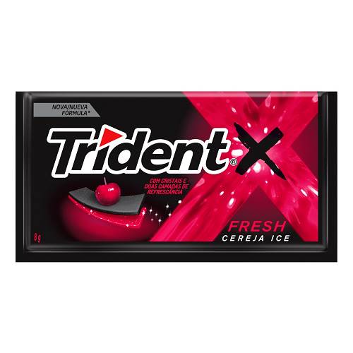 BOMB CHICLE TRIDENT 21UN CEREJA