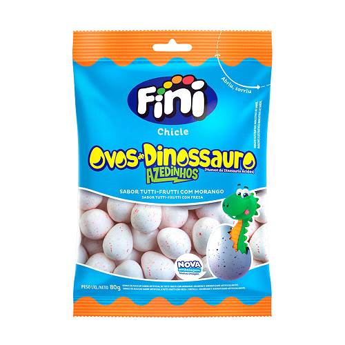BOMB CHICLE FINI 80G OVOS DINOSSAURO