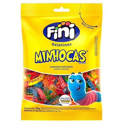 BOMB BALA GELAT FINI 90G MINHOCAS