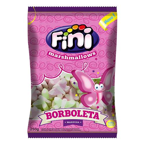 BOMB MARSHMALLOW FINI 250G BORBOLETA