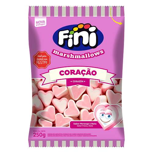 BOMB MARSHMALLOW FINI 250G CORACAO