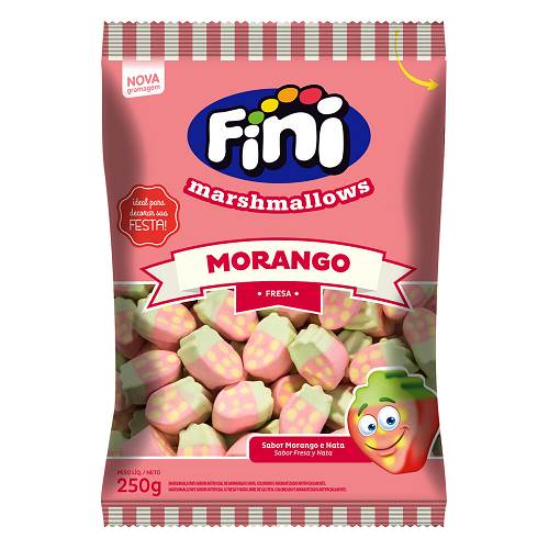 BOMB MARSHMALLOW FINI 250G MORANGO