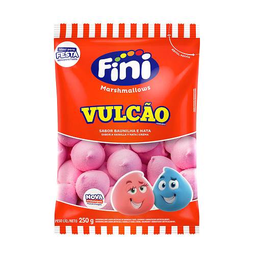 BOMB MARSHMALLOW FINI 250G VULCAO ROSA