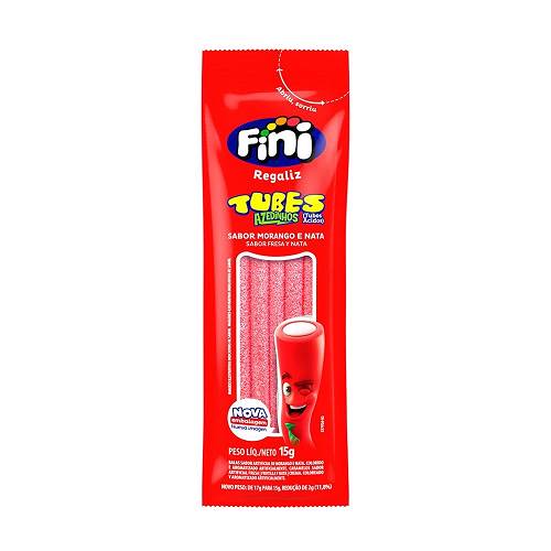 BOMB TUBES GELAT FINI 15G SOUR MORANGO