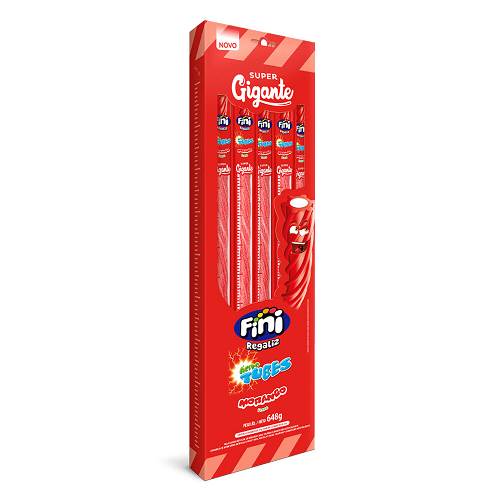 BOMB TUBES GELAT FINI 27G SOUR MORANGO