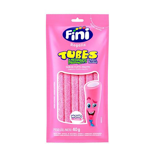 BOMB TUBES GELAT FINI 40G TUTTI FRUTTI