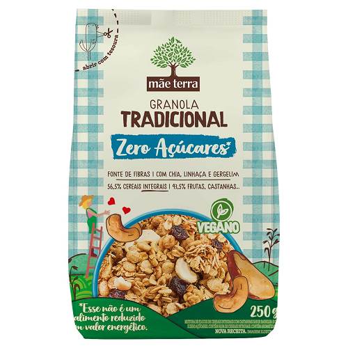 GRANOLA MAE TERRA 250G ZERO ACUCAR