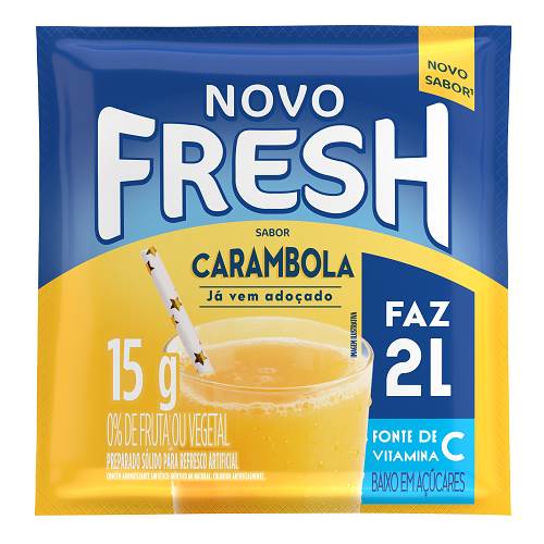 REFRESCO NOVO FRESH 15G CARAMBOLA