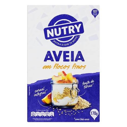 AVEIA NUTRY 170G FLOCOS FINOS