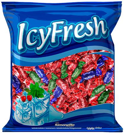 BOMB BALA DURA SIMO ICEFRESH 500G SORT
