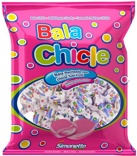 BOMB BALA RECH SIMO CHICLE 500G T FRUTTI