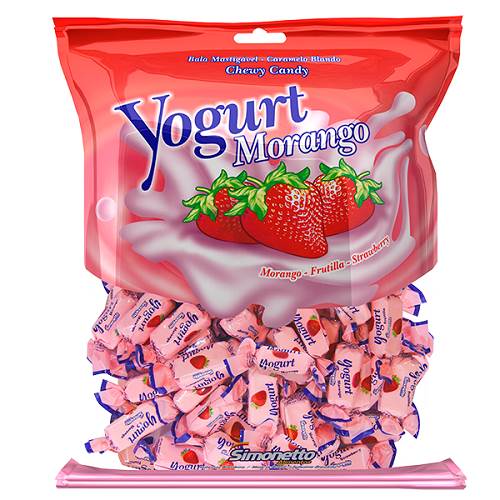 BOMB BALA MAST SIMO YOGURTE 500G MORANGO