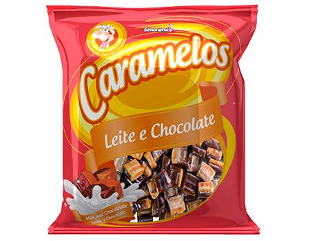 BOMB BALA CARAMEL SIMO 500G LEITECHOC