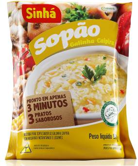 SOPAO SINHA 90G GALINHA CAIPIRA C LEG