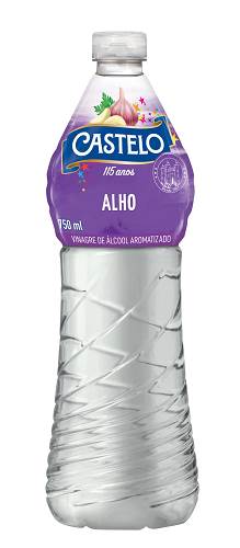 VINAGRE CASTELO 750ML PET ALHO