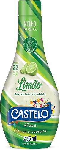 MOLHO SALADA CASTELO 236ML LIMAO