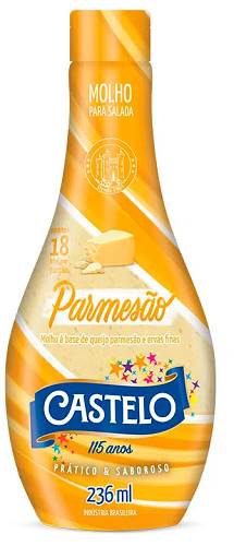 MOLHO SALADA CASTELO 236ML PARMESAO