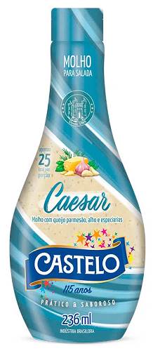 MOLHO SALADA CASTELO 236ML CAESAR