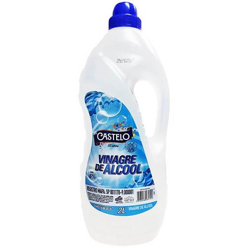 LIMP VINAGRE ALCOOL CASTELO 2L TRAD