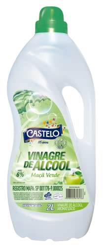 LIMP VINAGRE ALCOOL CASTELO 2L MACA VERD