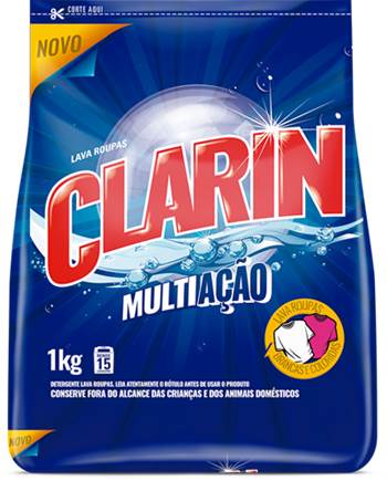 LAVA ROUPA PO CLARIN SCH 1KG MULTIACAO