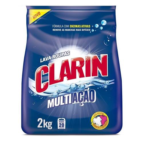 LAVA ROUPA PO CLARIN SCH 2KG MULTIACAO