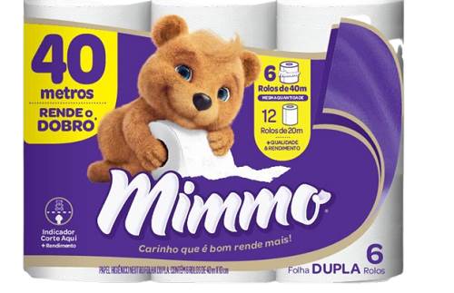 PAPEL HIG FD SUZANO MIMMO NT 40M 6UN