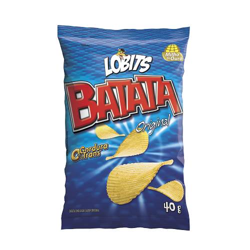 BATATA CHIPS LOBITS 40G ORIGINAL 