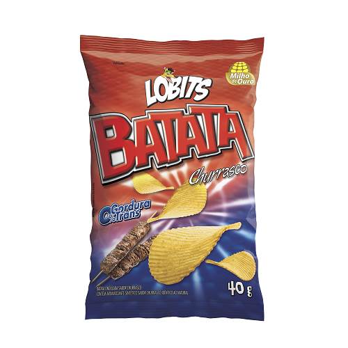 BATATA CHIPS LOBITS 40G CHURRASCO