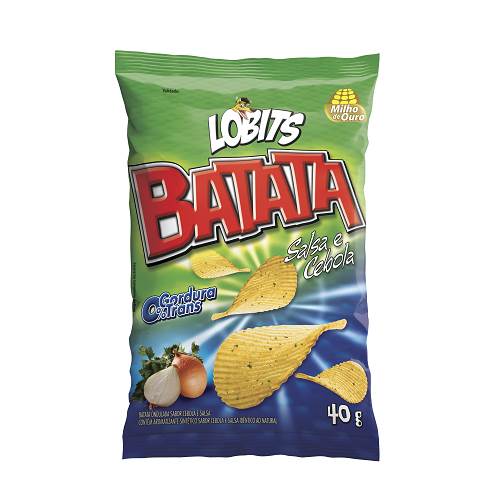 BATATA CHIPS LOBITS 40G SALSA E CEBOLA