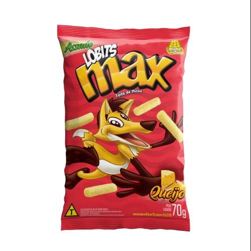 CHIPS LOBITS MAX 70G QUEIJO