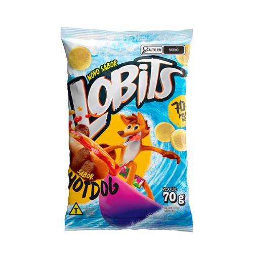 CHIPS LOBITS 70G HOT DOG
