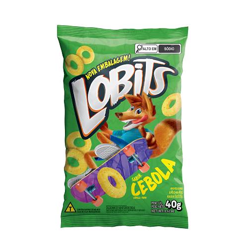 CHIPS LOBITS 40G CEBOLA E SALSA